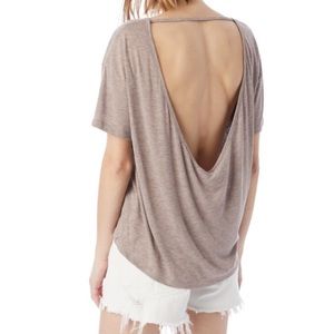 Alternative Apparel scoop back t-shirt